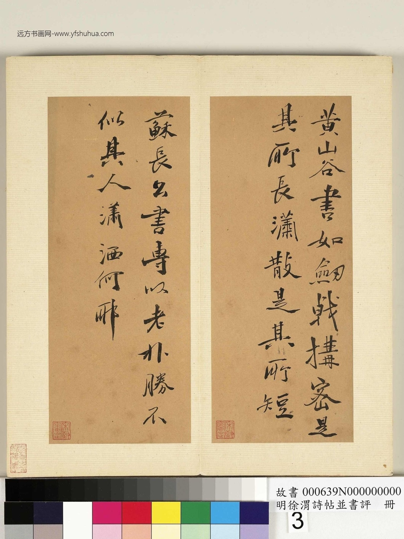 明_徐渭_诗帖并书评册_3 明_徐渭_诗帖并书评册_3