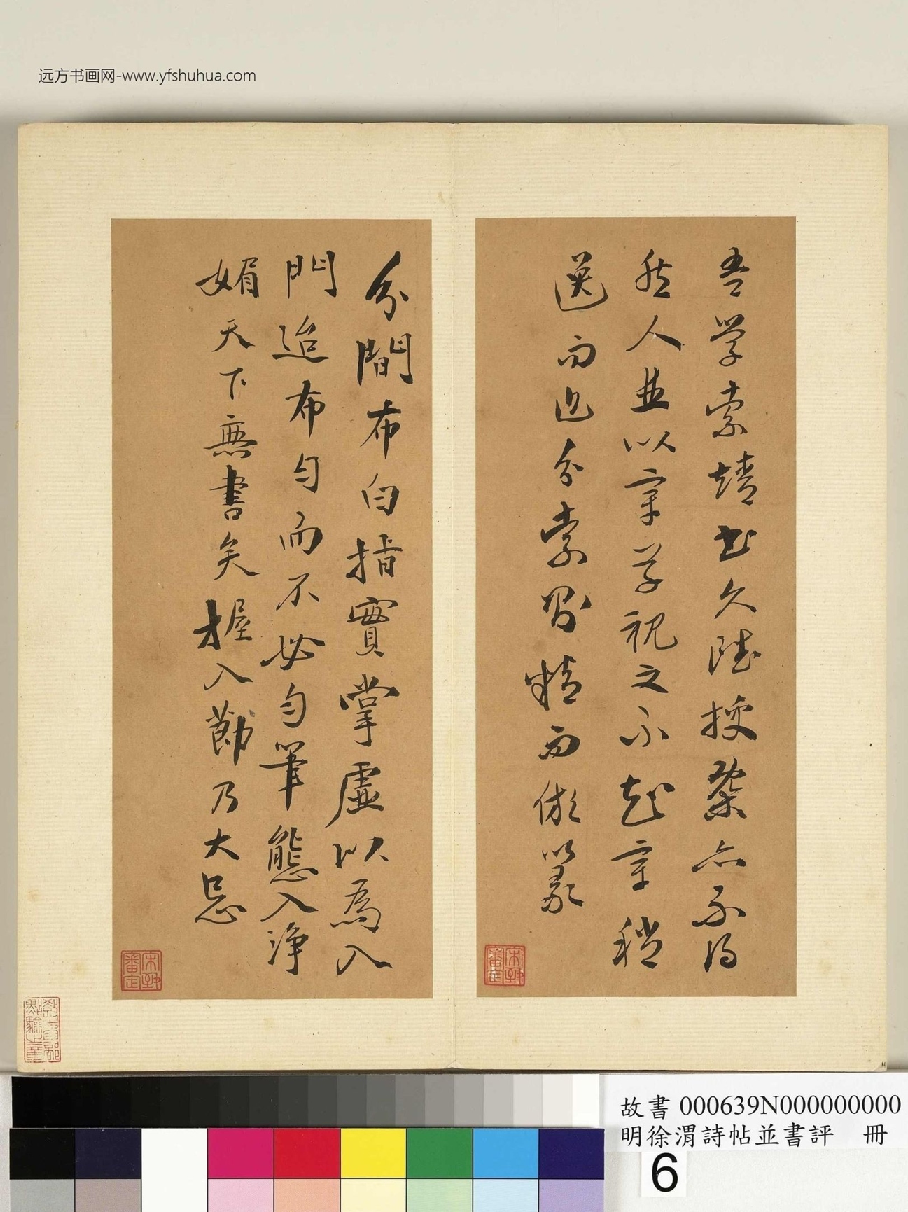 明_徐渭_诗帖并书评册_6 明_徐渭_诗帖并书评册_6