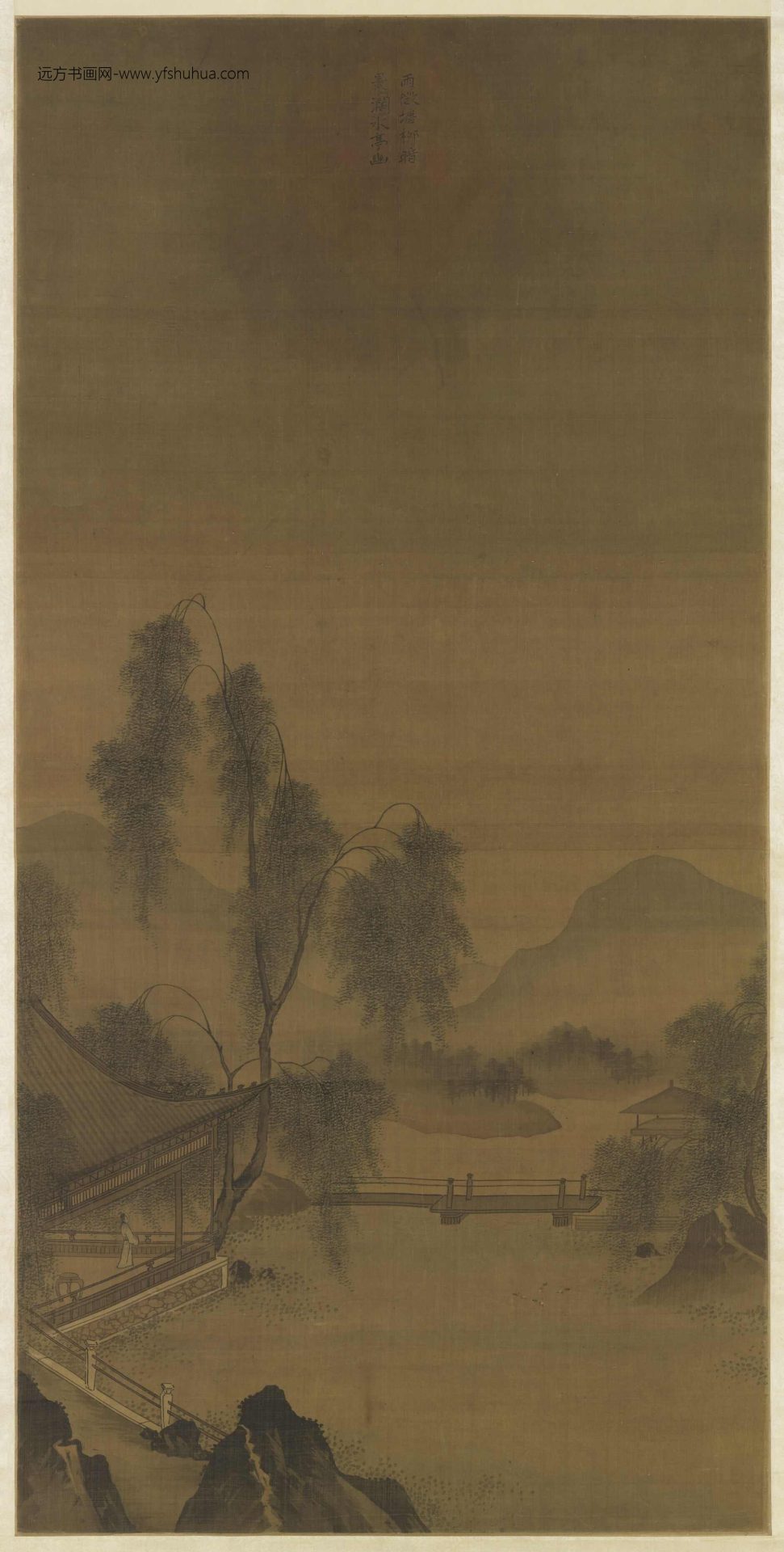 明_戴进_柳塘图