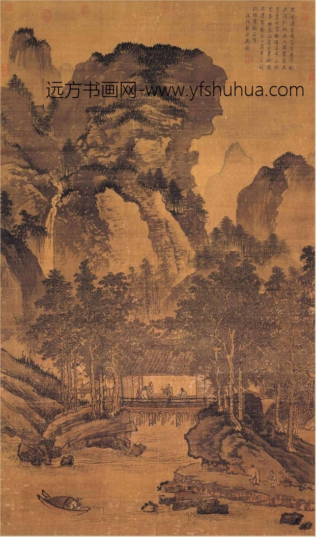 明_戴进_画山水