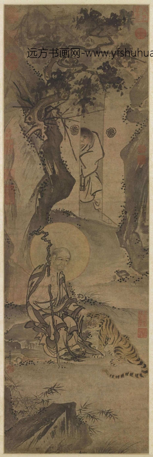 明_戴进_罗汉图