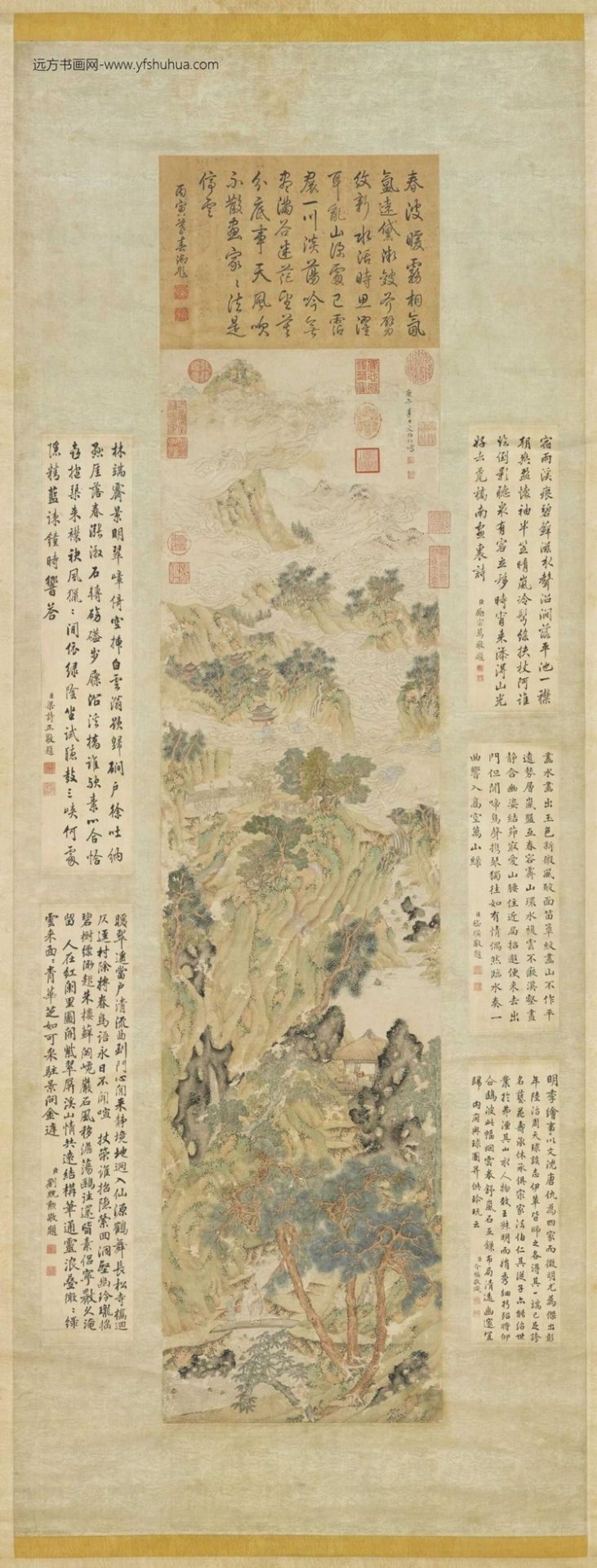 明_文伯仁_新水晴峦图