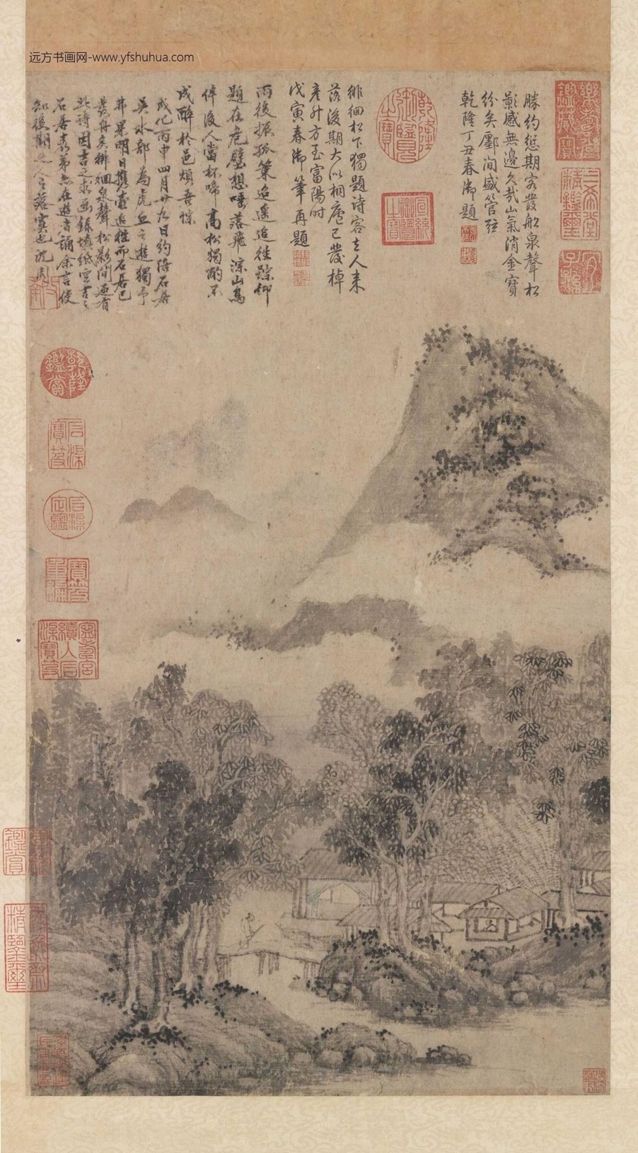 明_沈周_画山水