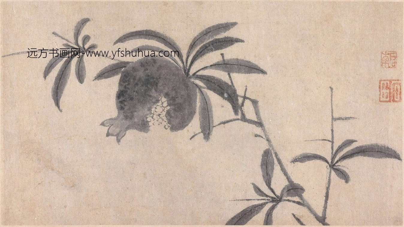 明_沈周_莲花豆荚图册_1 明_沈周_莲花豆荚图册_1