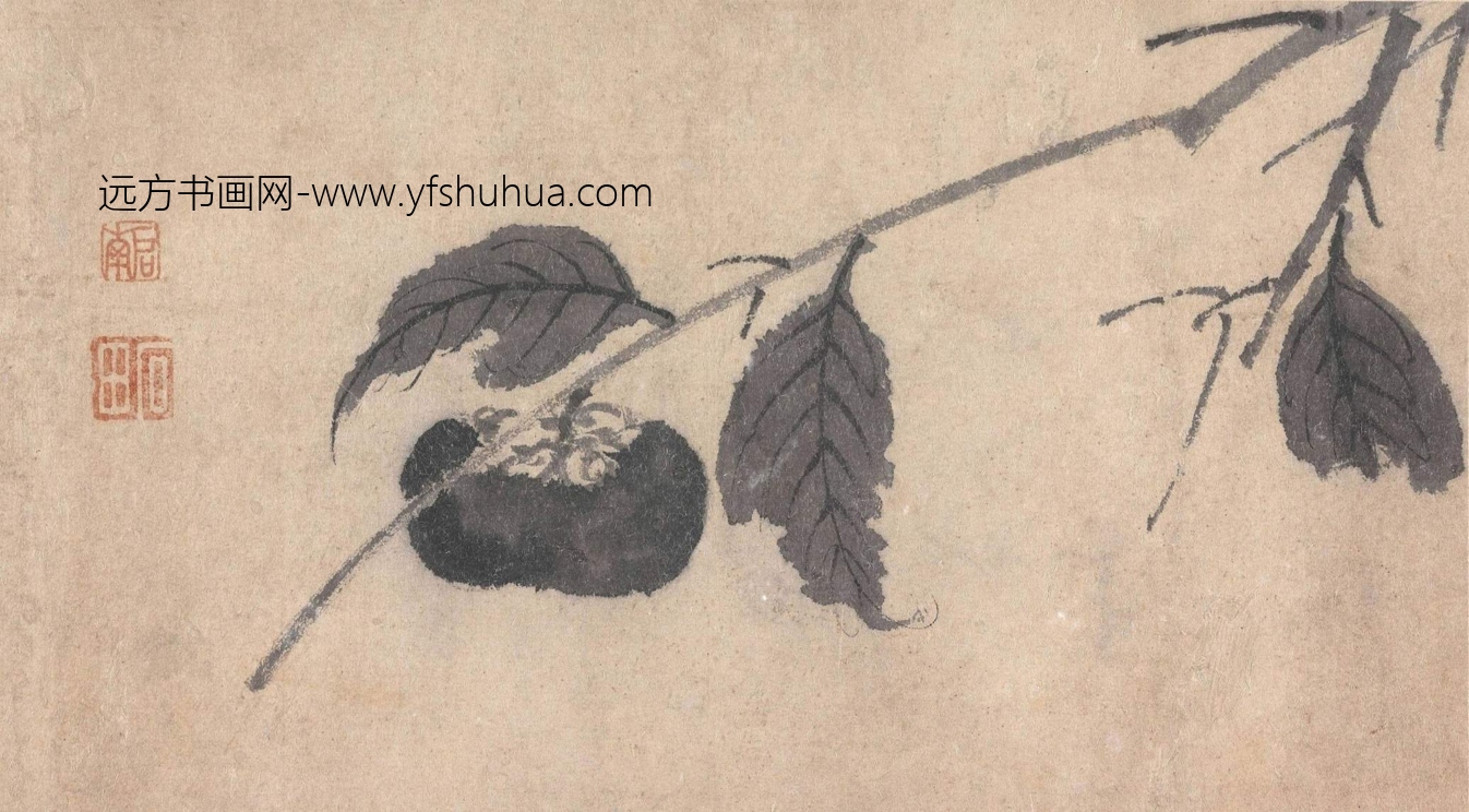 明_沈周_莲花豆荚图册_8 明_沈周_莲花豆荚图册_8