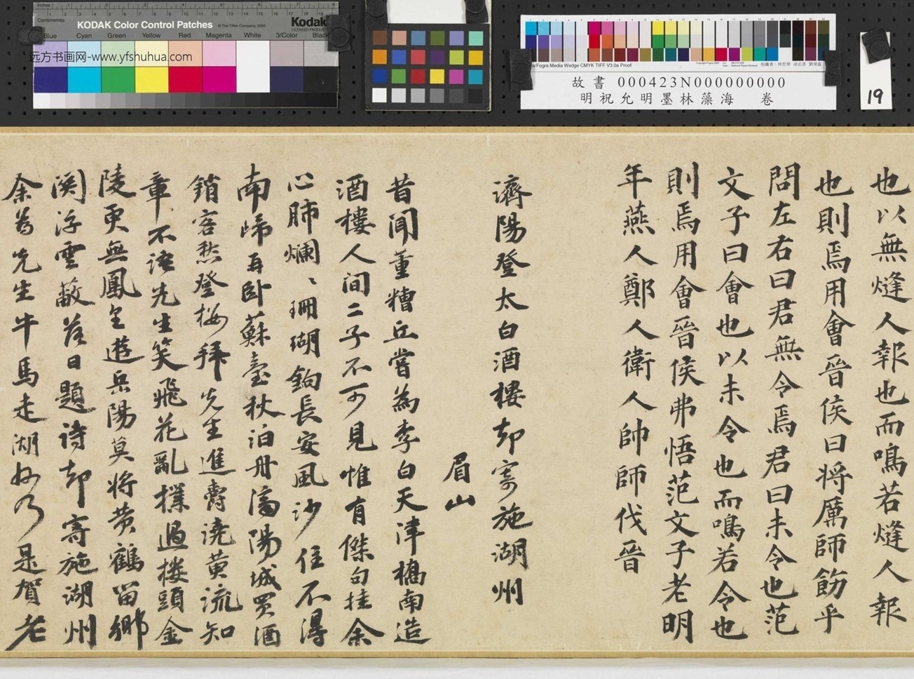 明_祝允明_墨林藻海卷_ (19) 明_祝允明_墨林藻海卷_ (19)