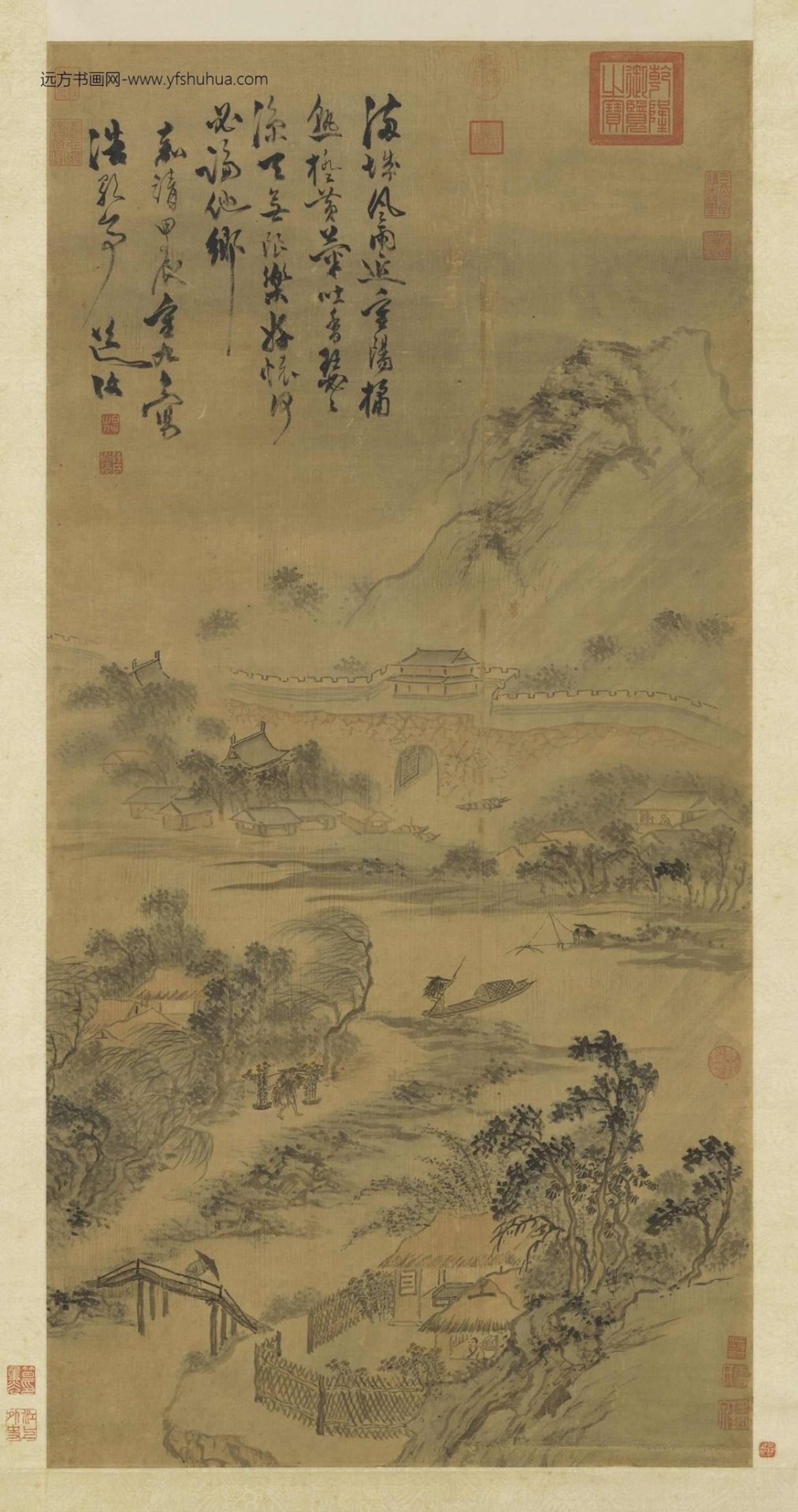 明_陈淳_重阳风雨图