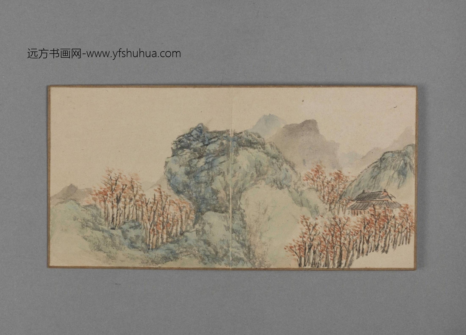 清-董邦达山水册-故00008329-11-12 清-董邦达山水册-故00008329-11-12
