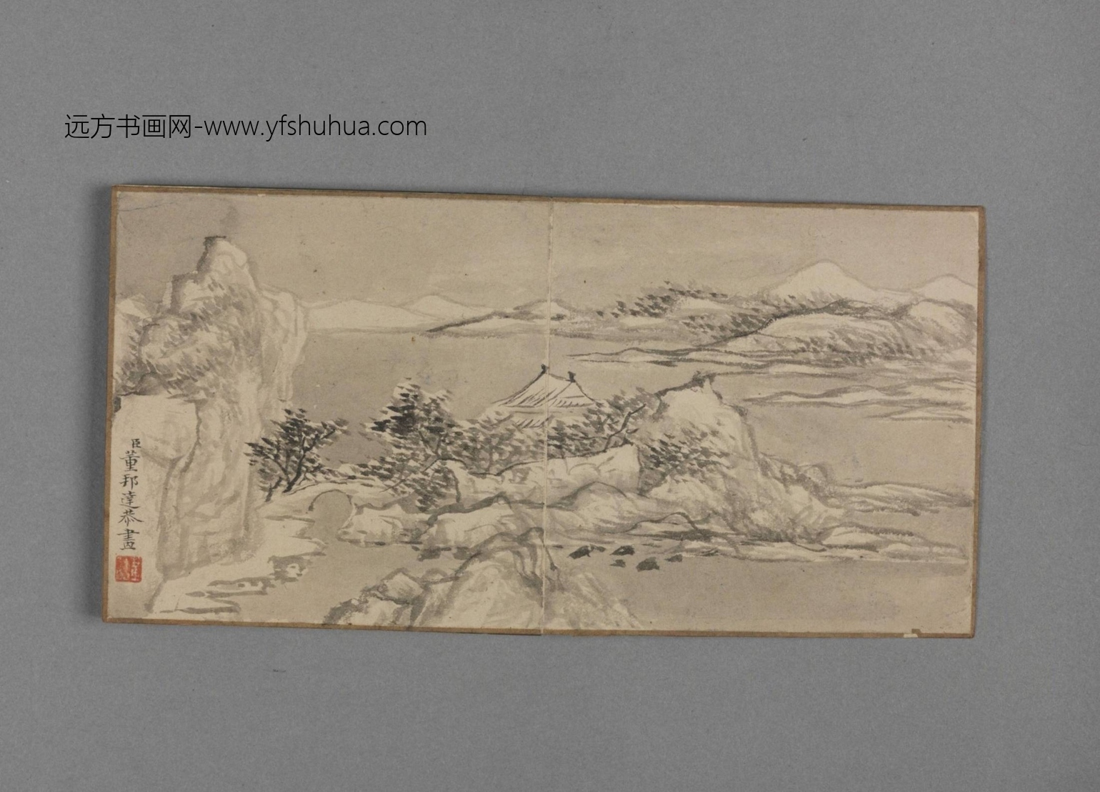 清-董邦达山水册-故00008329-12-12 清-董邦达山水册-故00008329-12-12