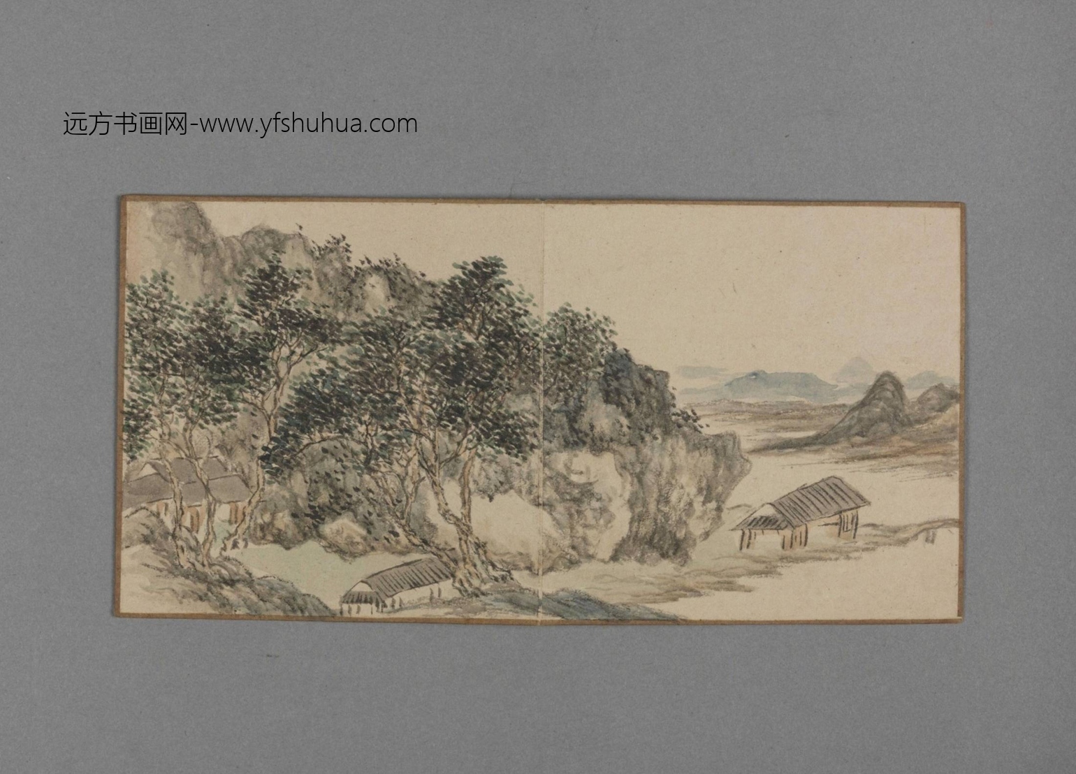 清-董邦达山水册-故00008329-3-12 清-董邦达山水册-故00008329-3-12