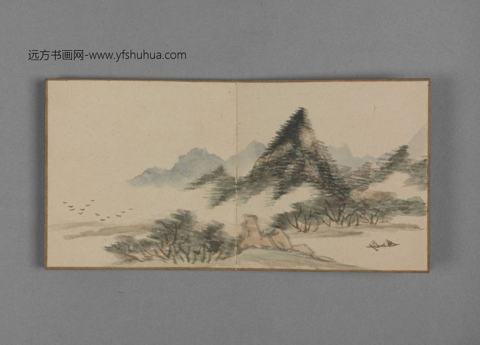 清-董邦达山水册-故00008329-9-12 清-董邦达山水册-故00008329-9-12