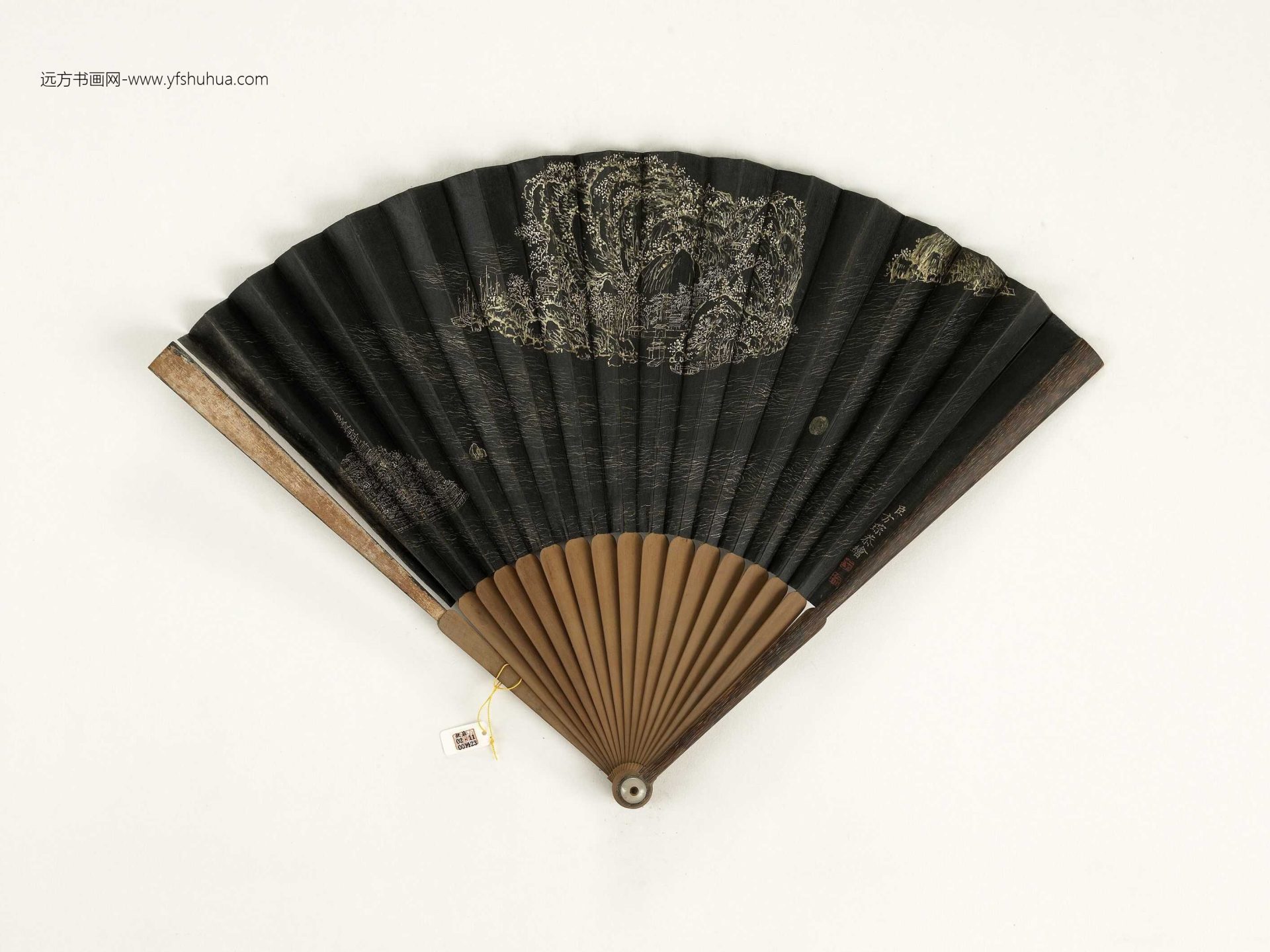 清_于敏中_乾隆御制江月诗方琮画山水_1