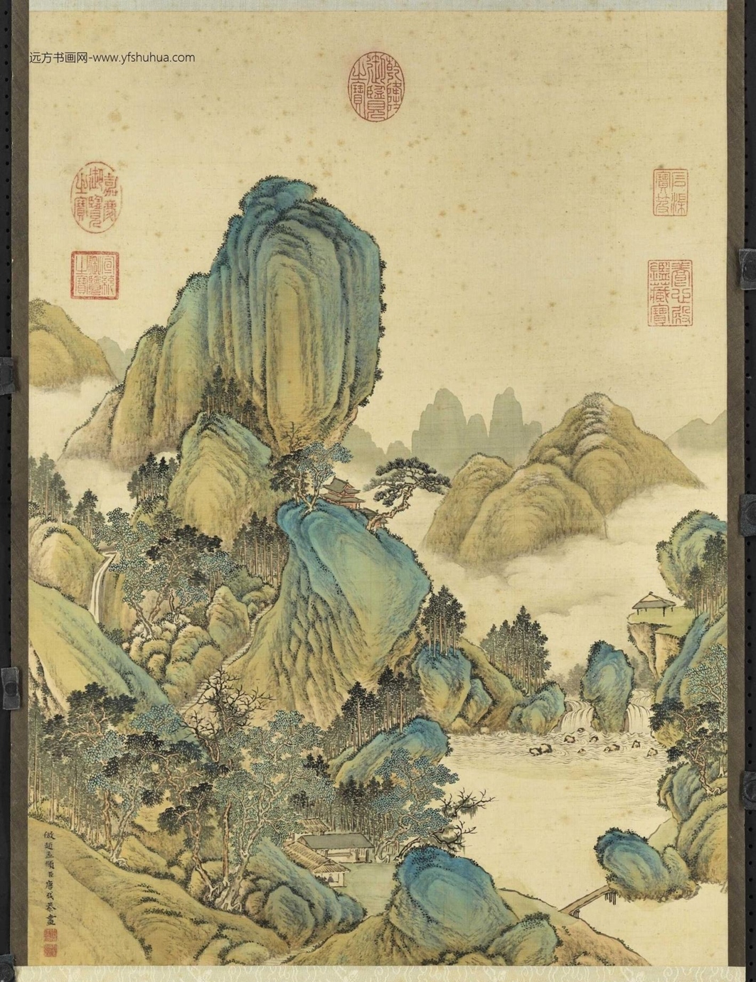 清_唐岱_仿赵孟頫笔意