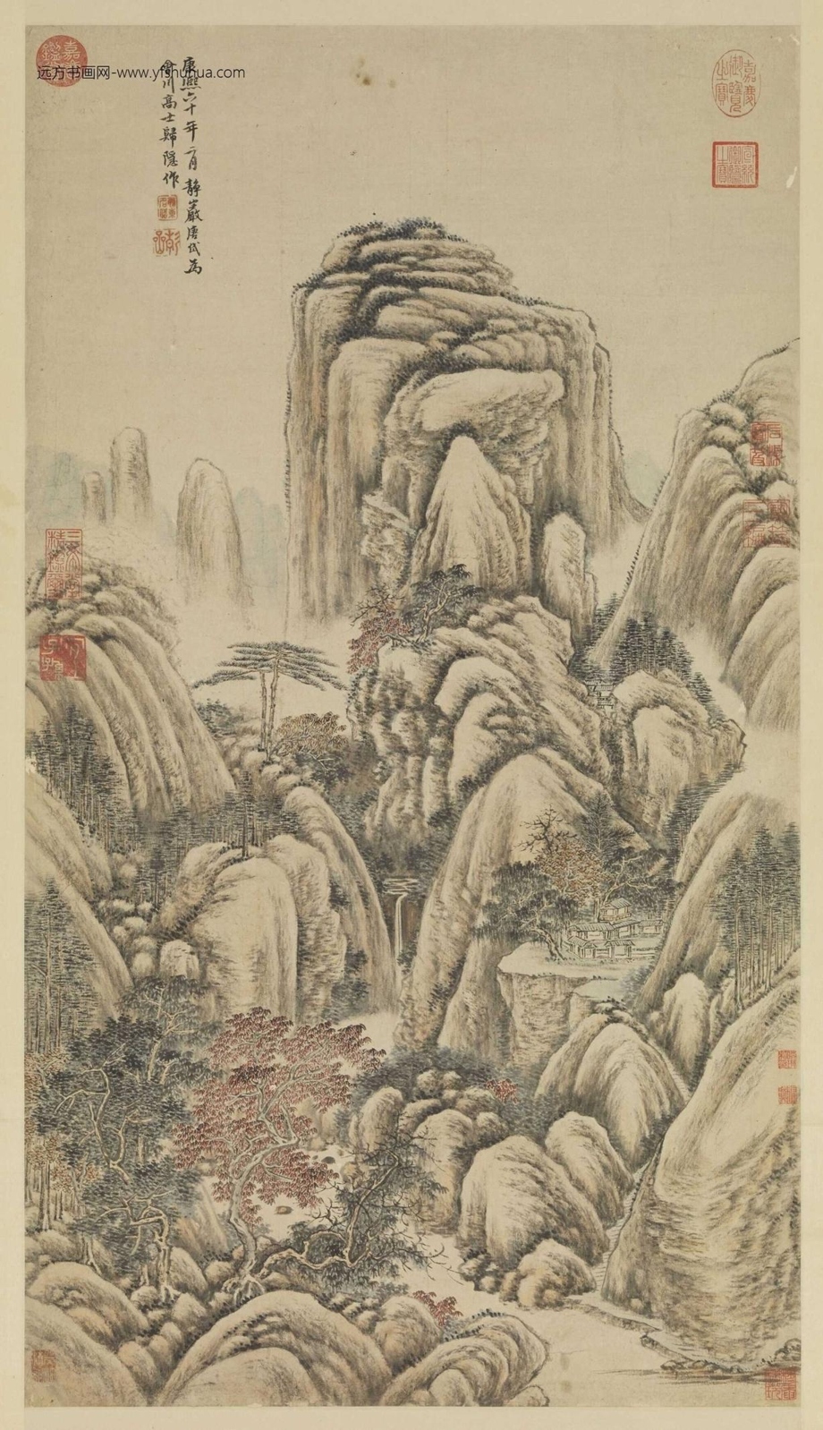 清_唐岱_归隐图
