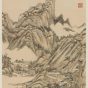 清_王原祁_中有诗图轴