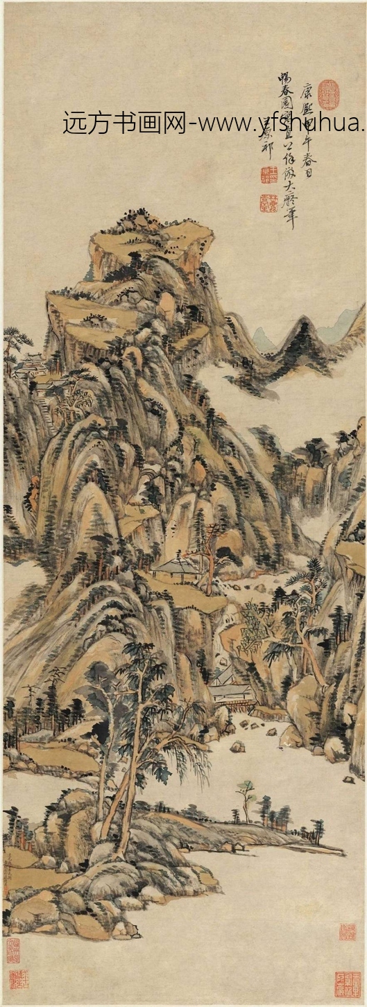 清_王原祁_仿大痴山水（康熙甲午）