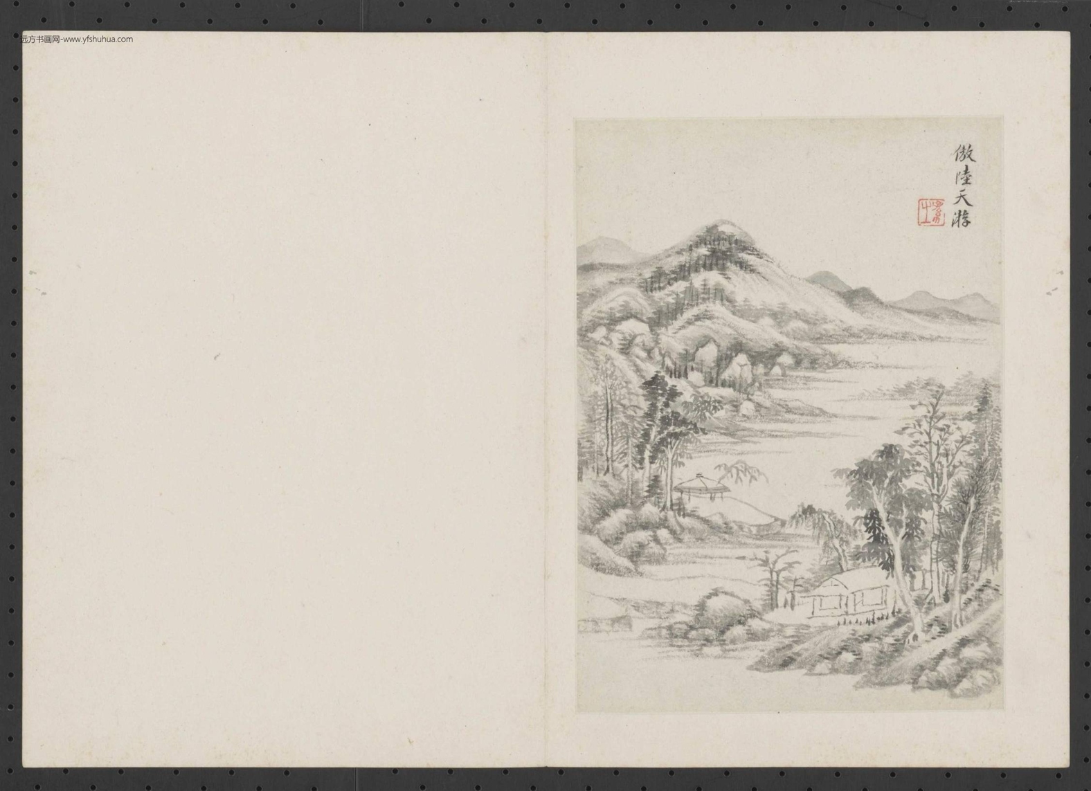 清_王时敏_仿古山水册十二开（壬寅）_5