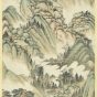 清朝代【王时敏】《山水轴》不详TIF高清大图中国画古画素材
