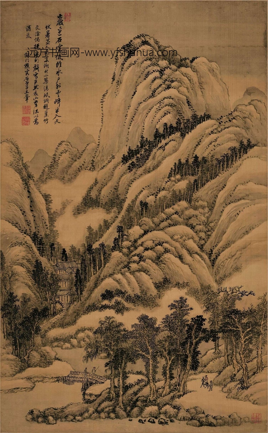 清_王翚_仿巨然夏山图
