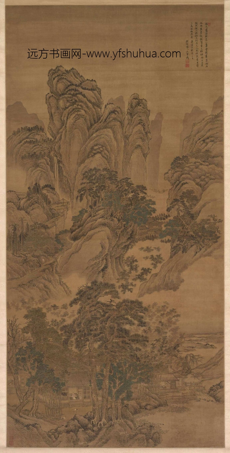 清_王翚_嵩山草堂图