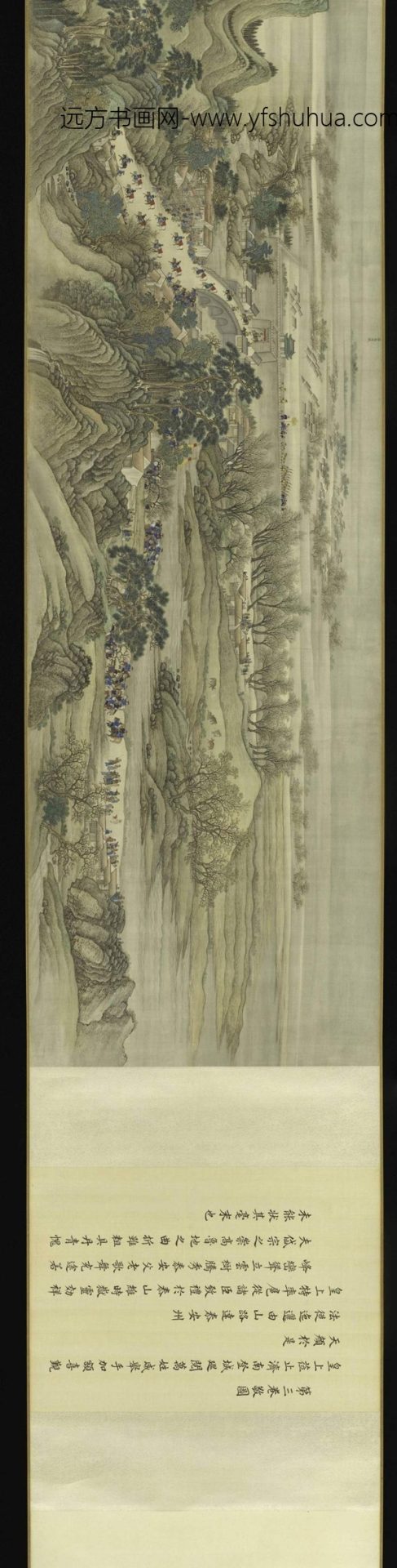清_王翚_康熙南巡图卷三之济南至泰山_4 清_王翚_康熙南巡图卷三之济南至泰山_4