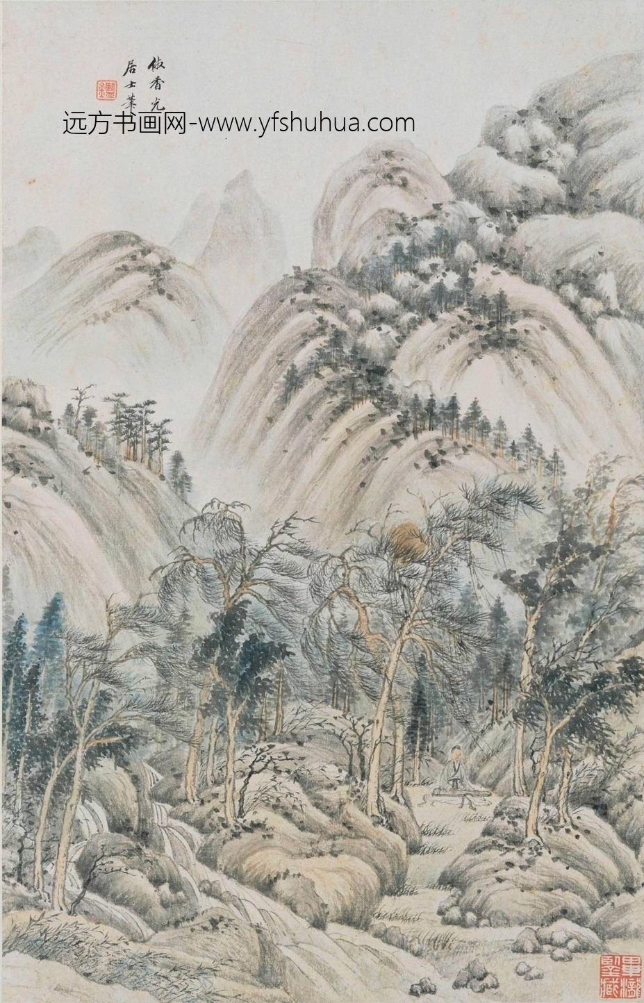 清_王鉴_仿宋元山水册_10 清_王鉴_仿宋元山水册_10