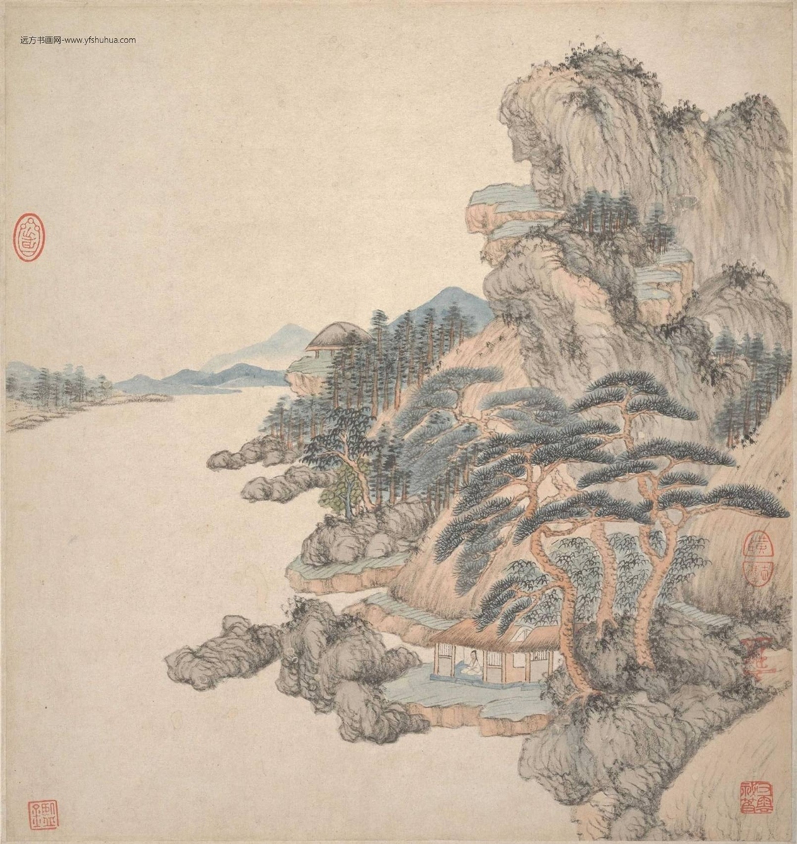 清_王鉴_湘碧居士仿古册_4 清_王鉴_湘碧居士仿古册_4