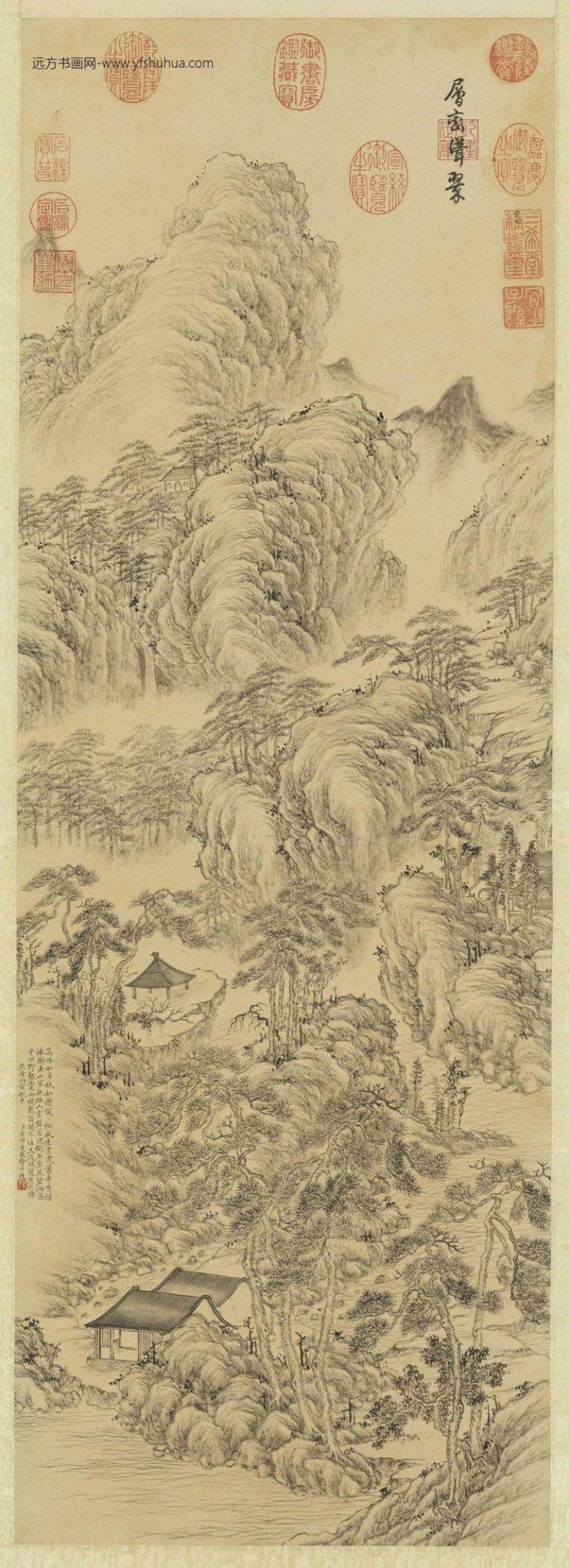 清_董邦达_层峦耸翠图