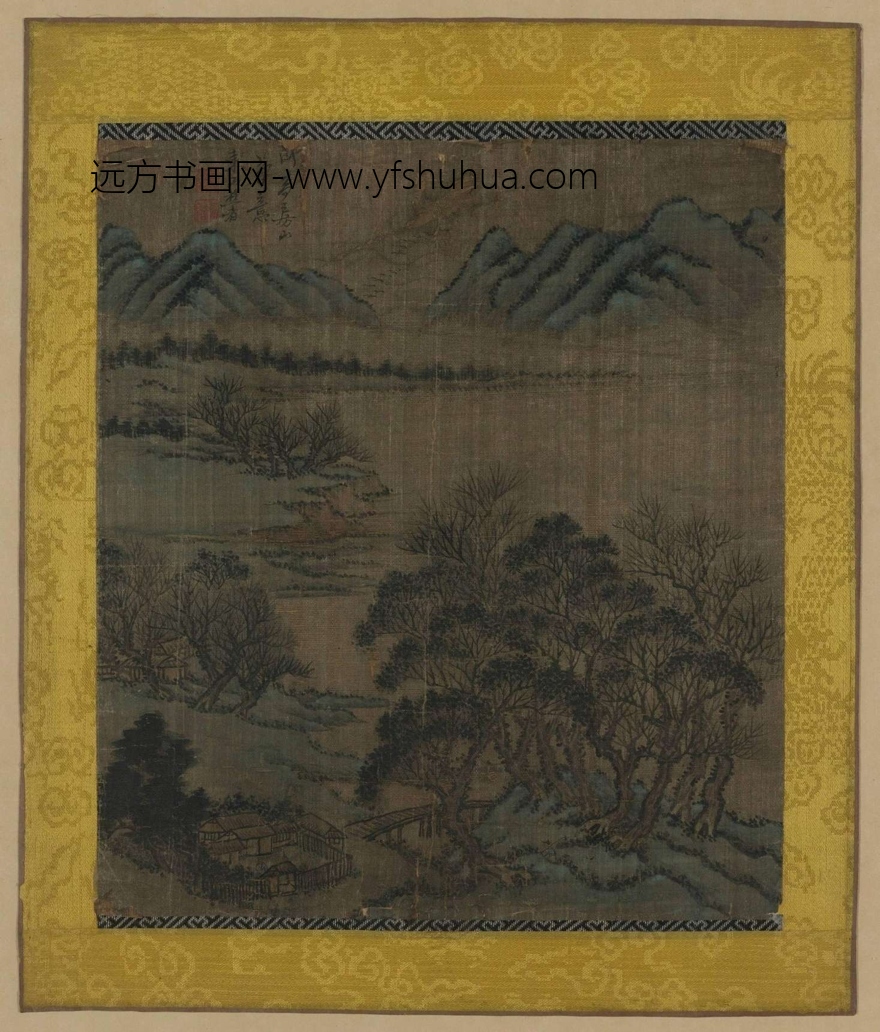 清_董邦达_摹高房山笔意图立轴