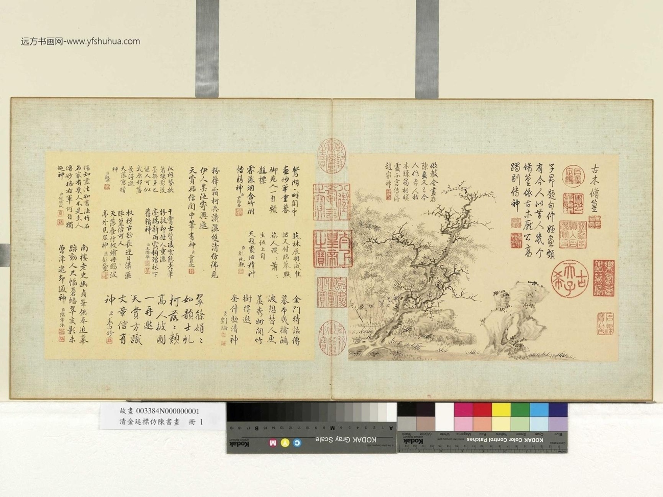 清_金廷标_仿陈书画册_ (1)