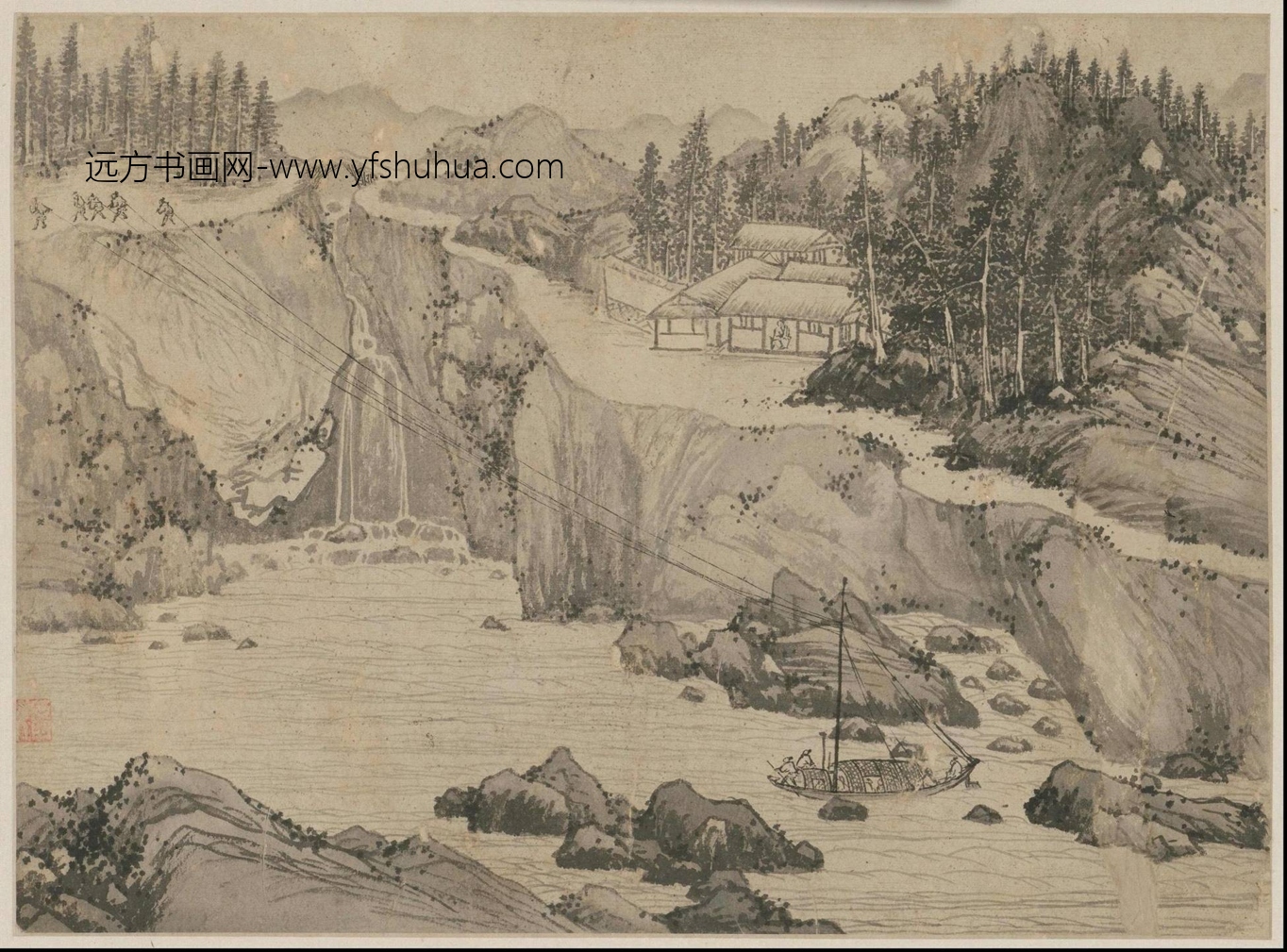 SS-明代-宋旭-山水册- (12) SS-明代-宋旭-山水册- (12)