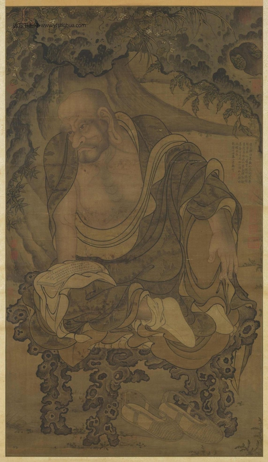 五代十国_贯休_画罗汉