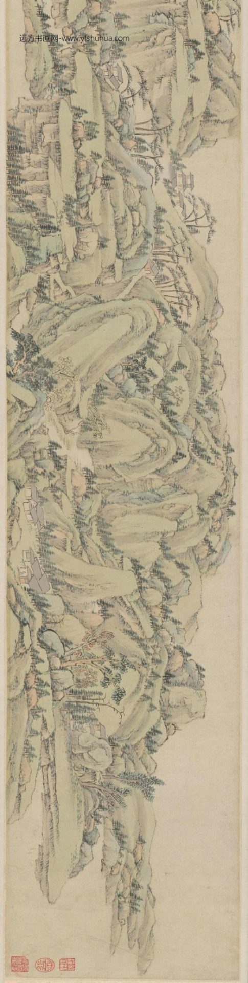 仿古山水图屏_13 仿古山水图屏_13