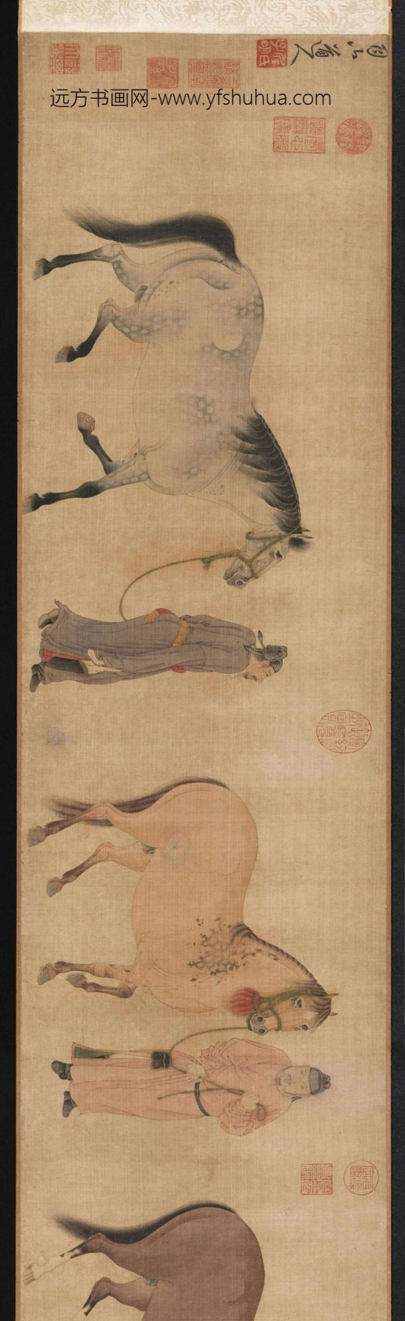 元_任仁发_三骏图_1 元_任仁发_三骏图_1