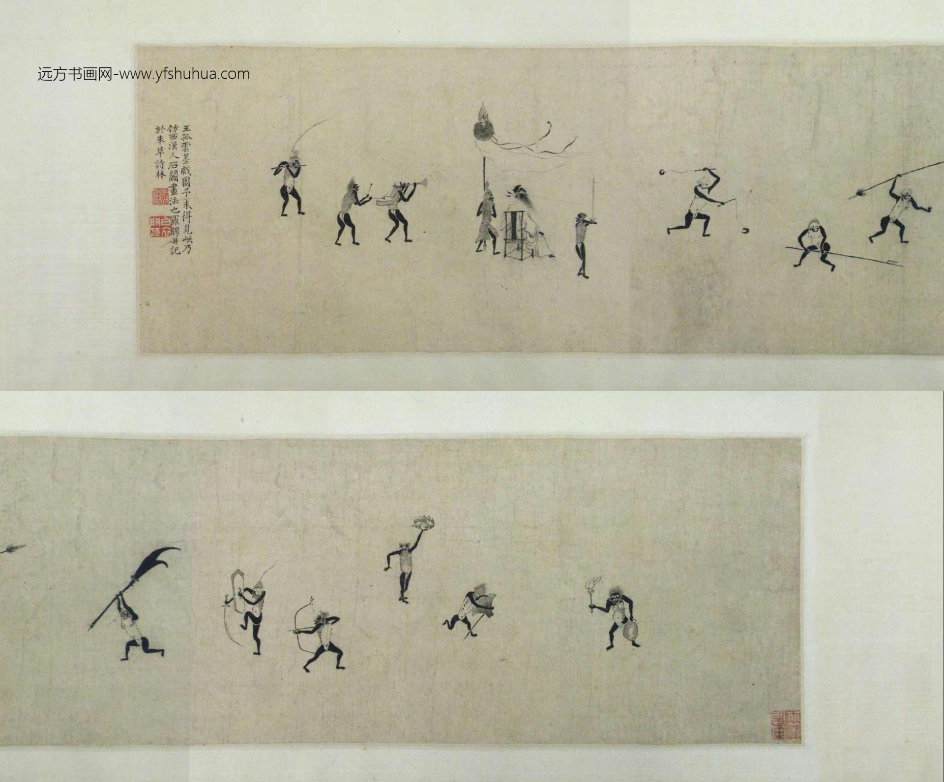 元_王振鹏_墨戏图