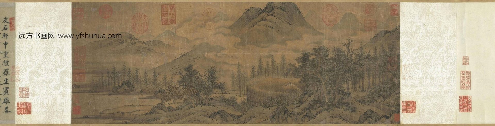 元_陈汝言_乔木山庄图 元_陈汝言_乔木山庄图