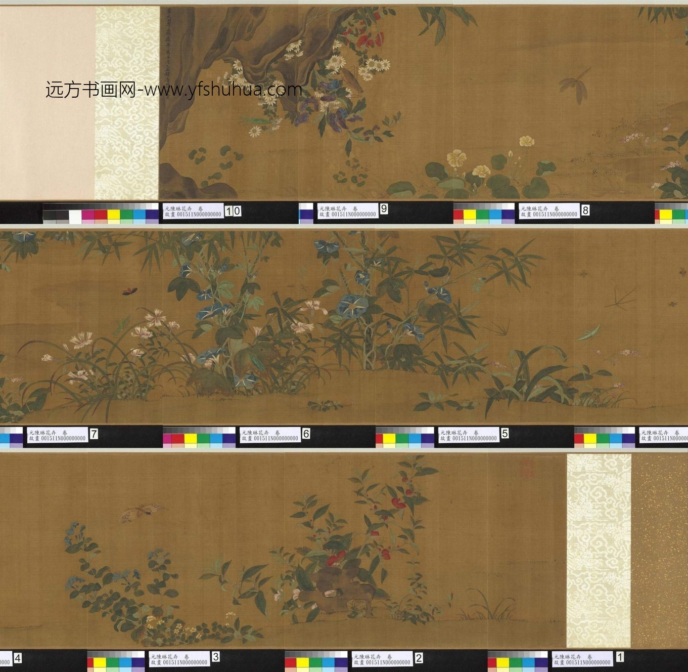 元_陈琳_花卉卷