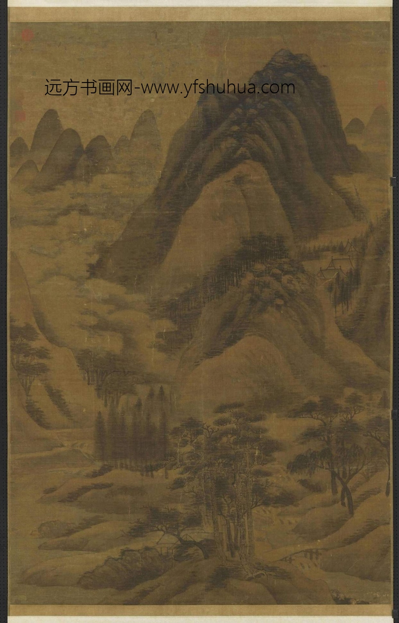 元_高克恭_群峰秋色图