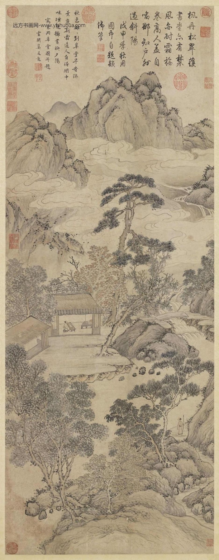 明_莫是龙_东冈草堂图