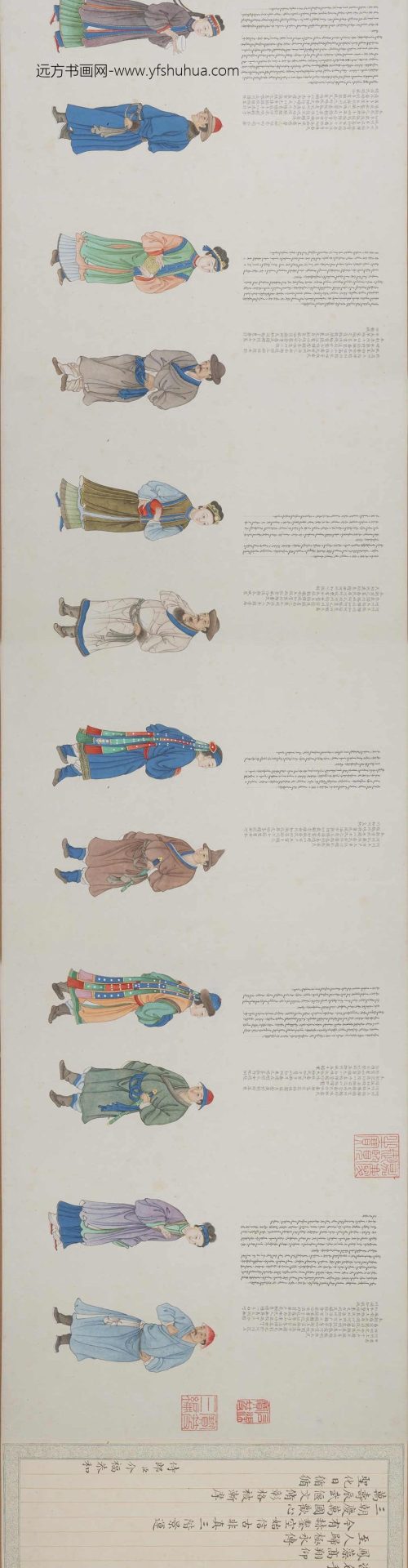 沈焕、沈庆兰、黎明、程琳合画职贡图卷第三卷_14 沈焕、沈庆兰、黎明、程琳合画职贡图卷第三卷_14