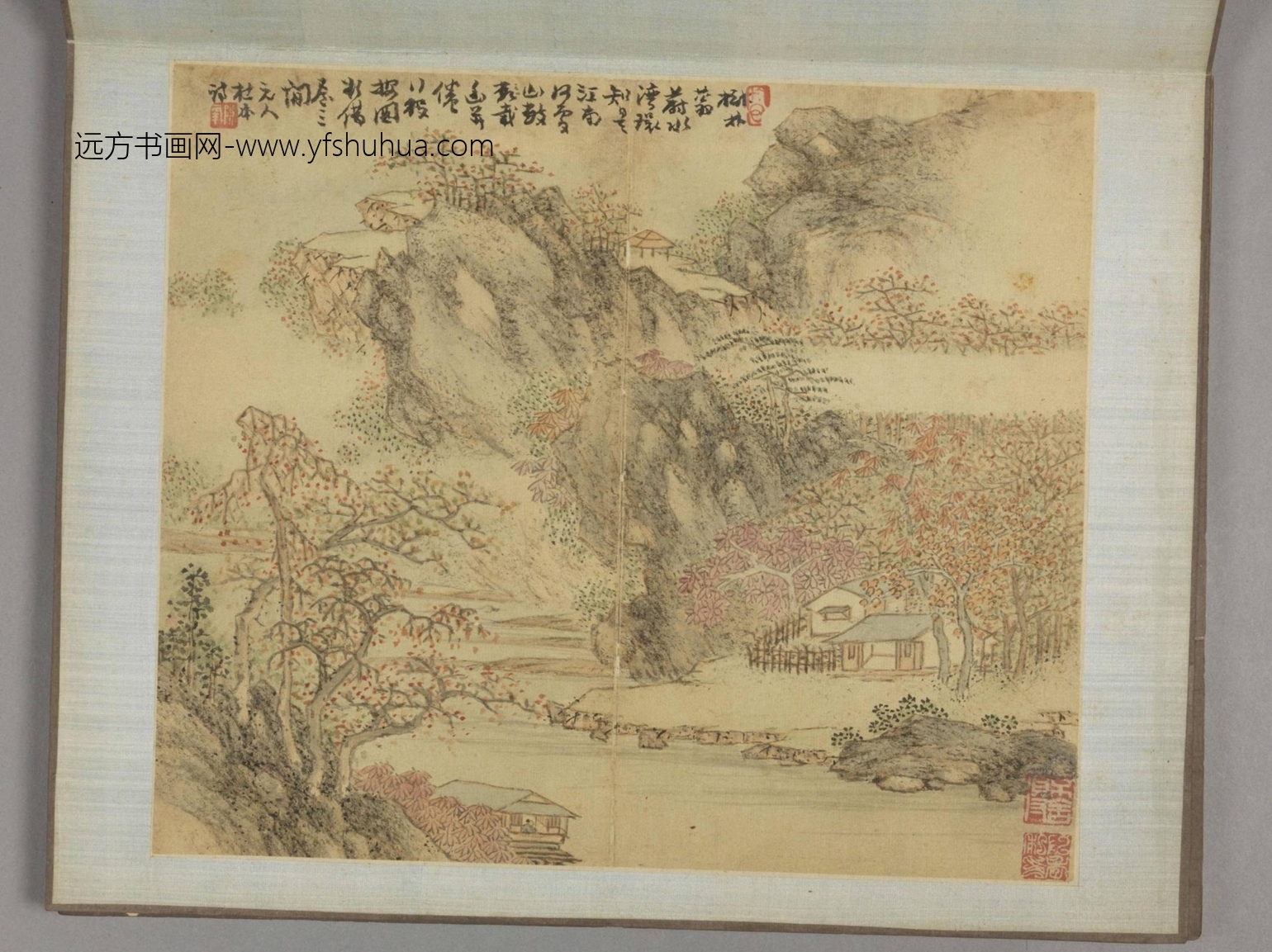 清-弘旿山水册-新00194989-5-8 清-弘旿山水册-新00194989-5-8