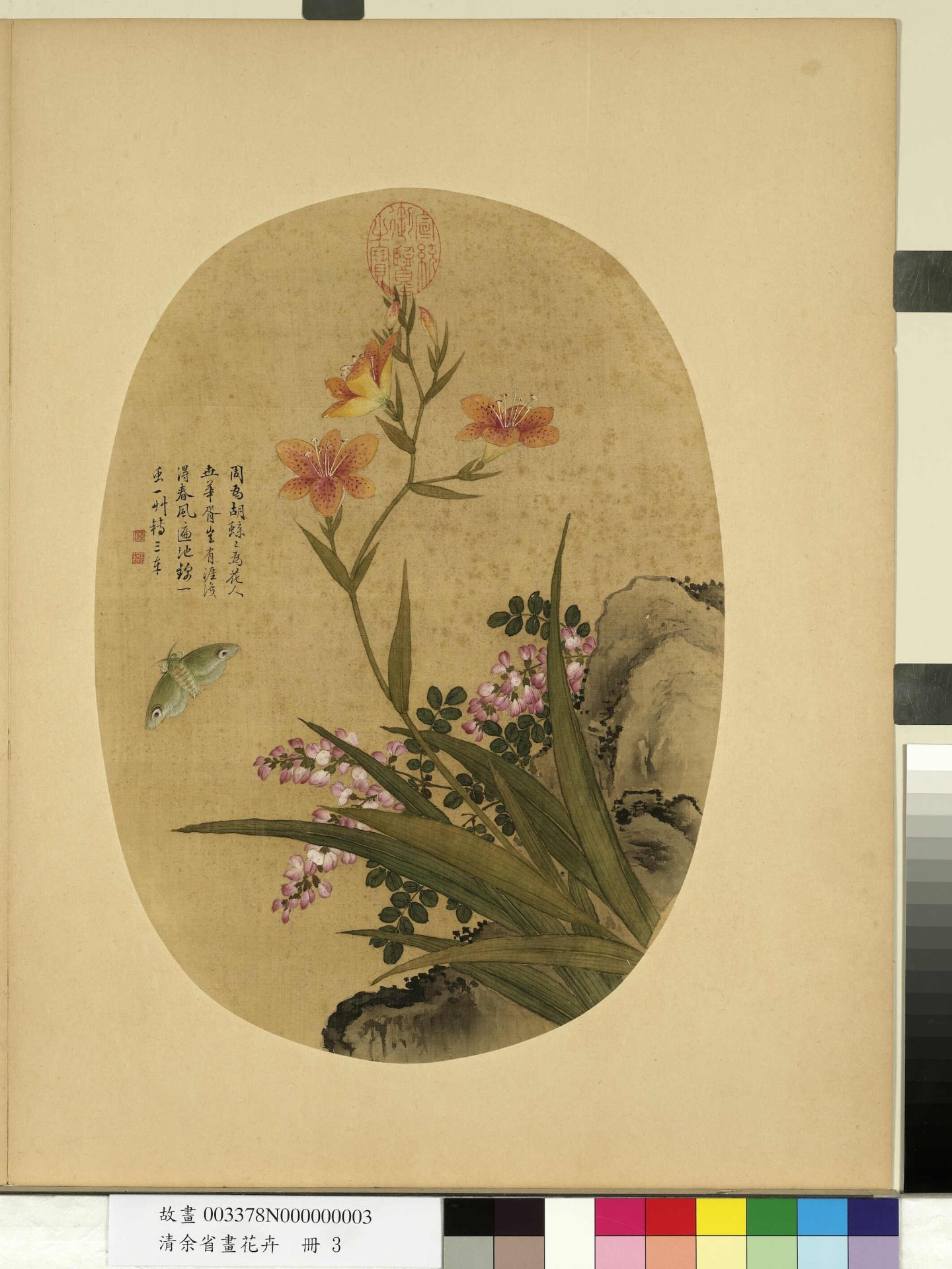 清_余省_花卉册_ (3) 清_余省_花卉册_ (3)
