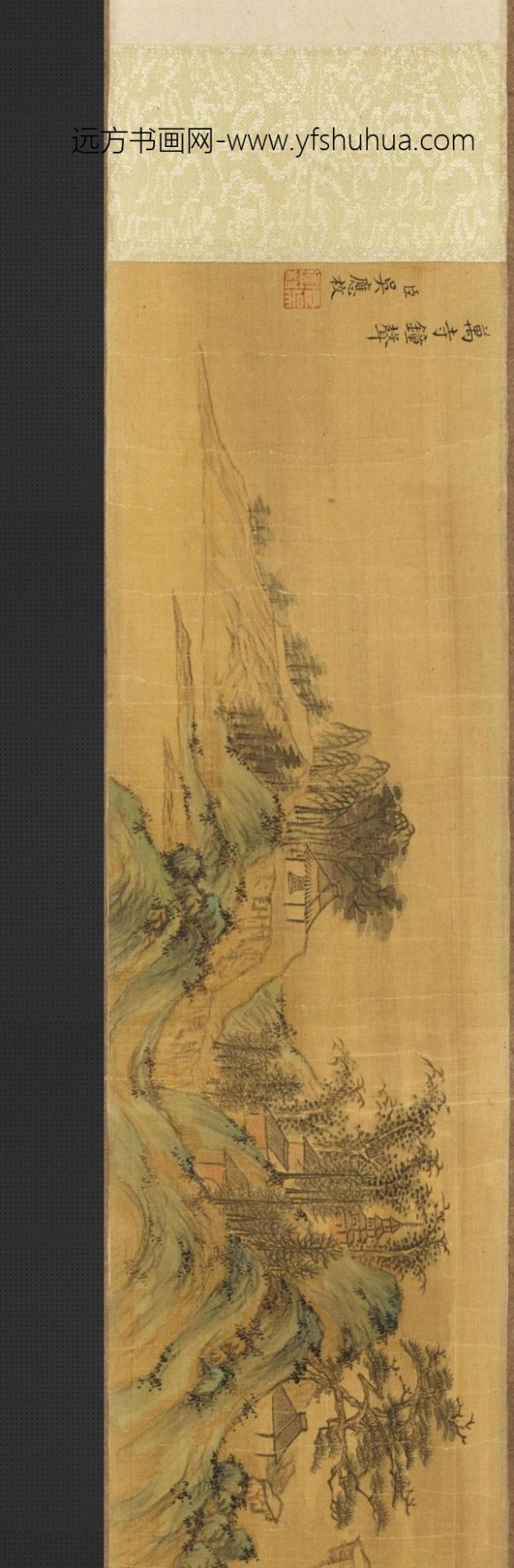 清_吴应枚_十万图（八）万寺钟声_0