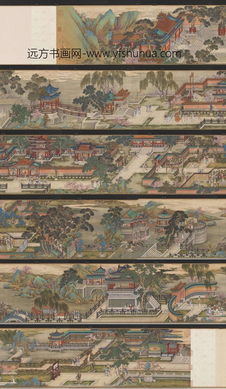 清_孙祜_院本汉宫春晓图