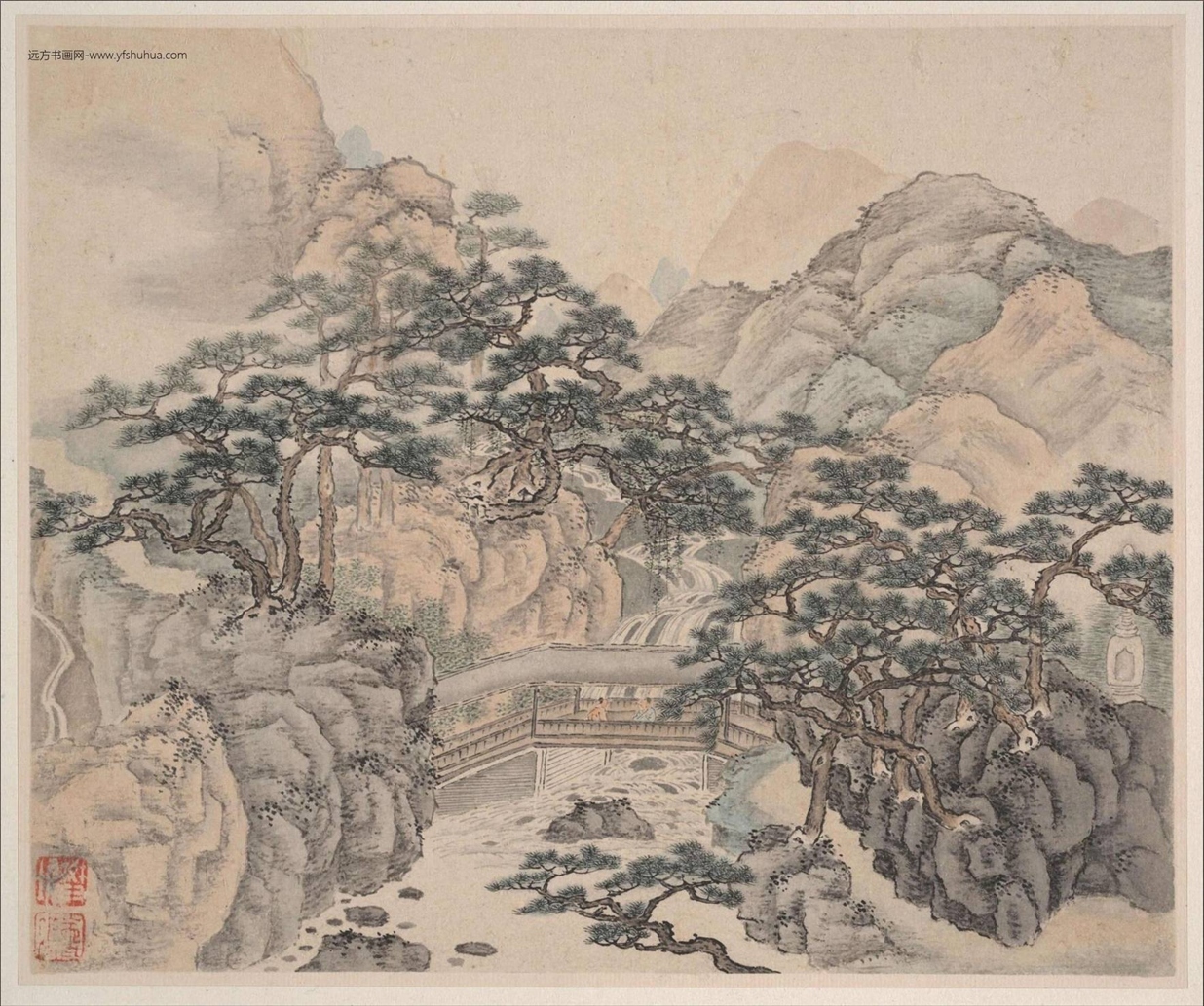 清_樊圻_山水册八开_3 清_樊圻_山水册八开_3