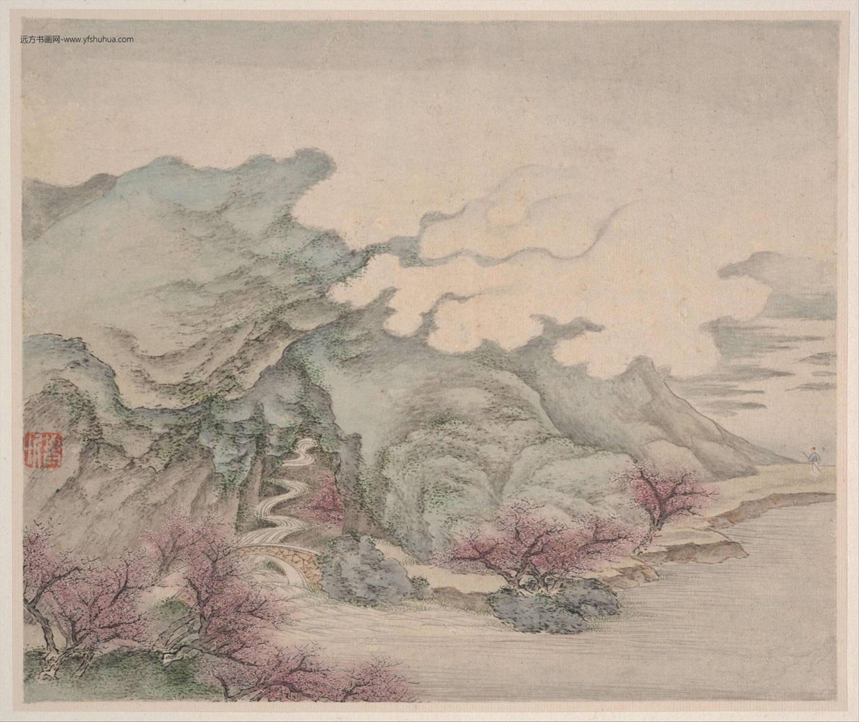 清_樊圻_山水册八开_7 清_樊圻_山水册八开_7