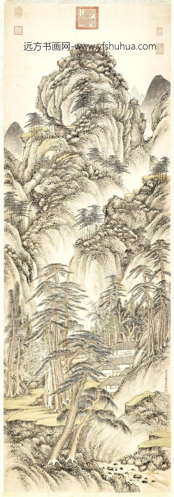 清_沈宗敬_万松春霭图