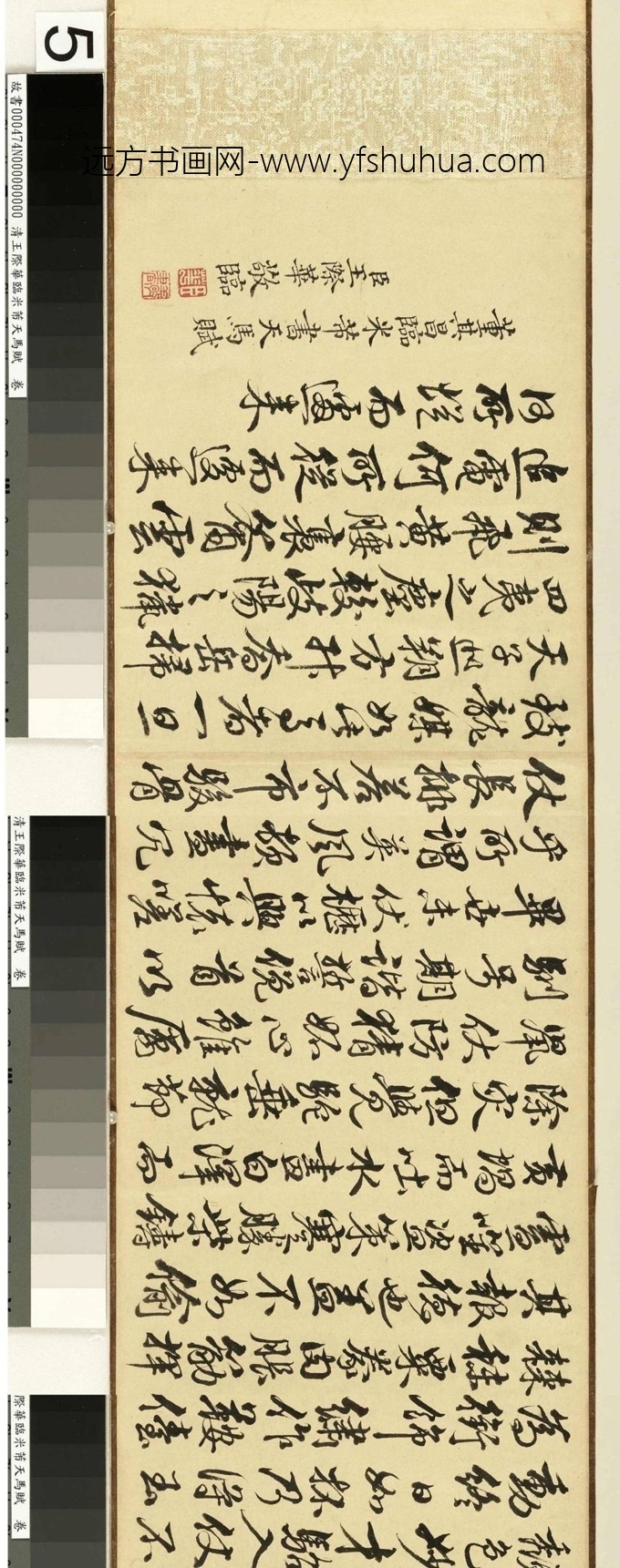 清_王际华_临米芾天马赋_0 清_王际华_临米芾天马赋_0