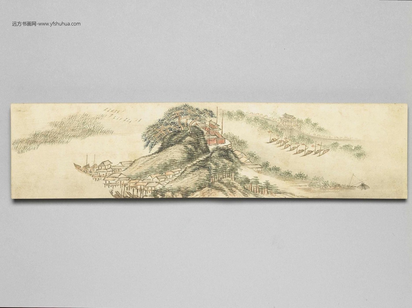 清_胡桂_山水册页_1