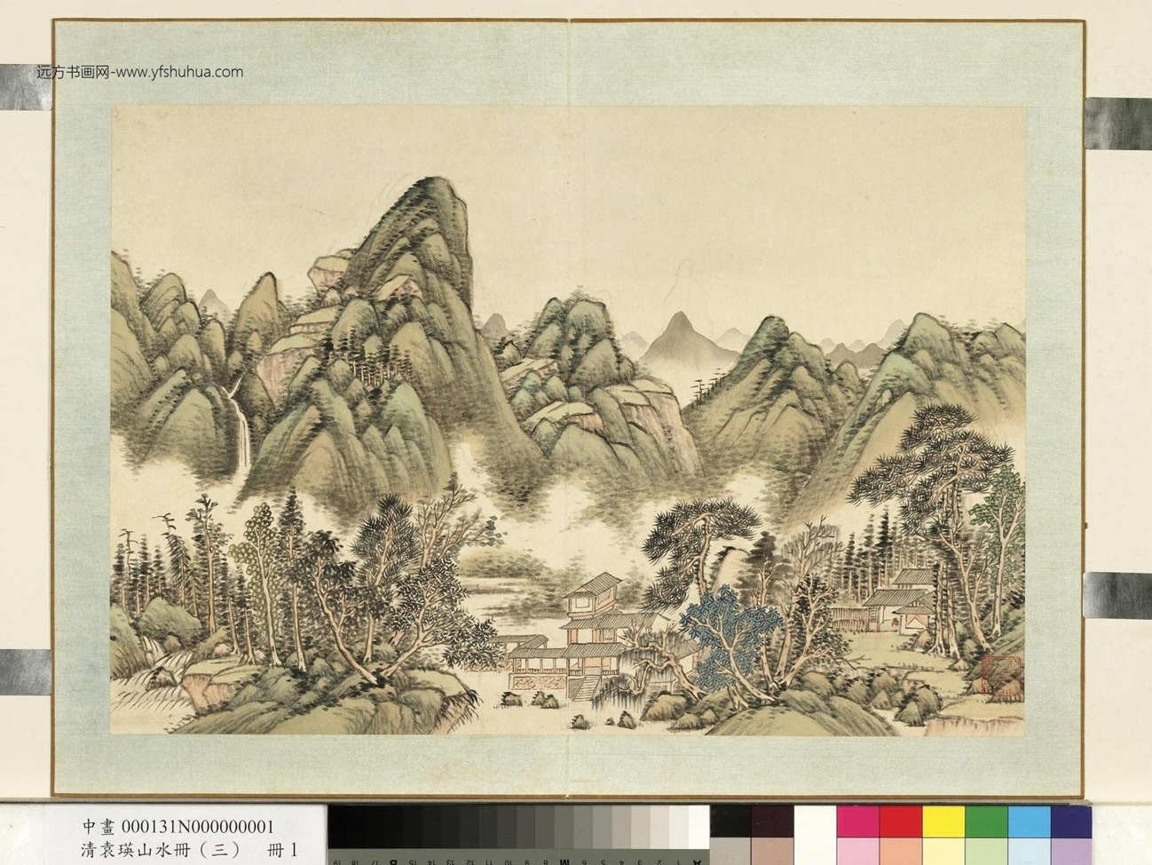 清_袁瑛_山水（三）册_ (2)